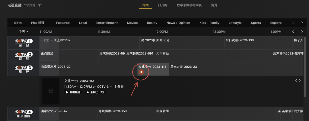 plex-央视视频下载不乱码