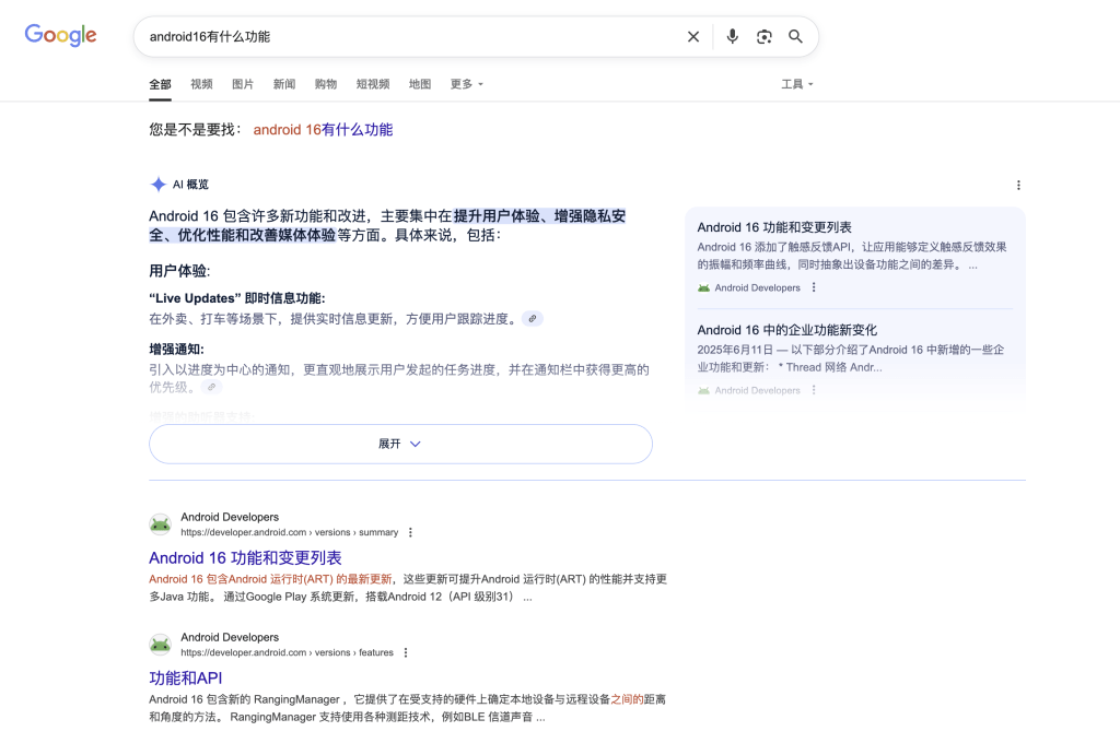 Google-AI摘要
